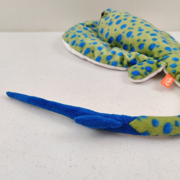 Wild Republic Plush Stuffed Adult Blue Spot Stingray Soft Ocean Fish Aquatic - Picture 5 of 10